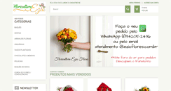 Desktop Screenshot of ezioflores.com.br